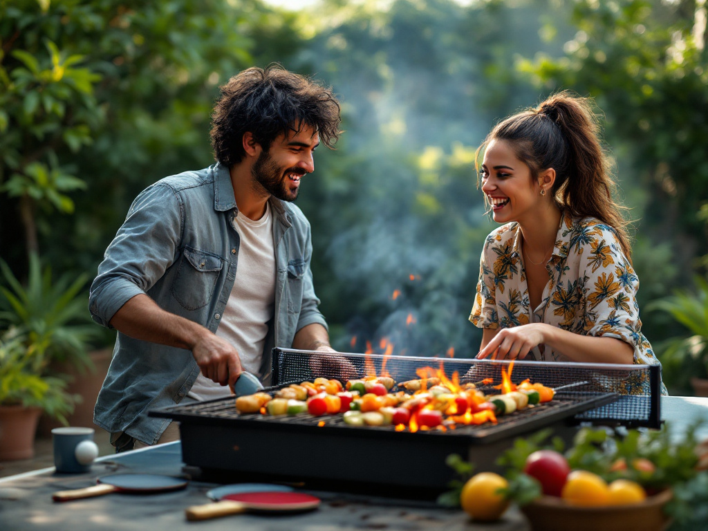 Barbecue de fin d'annéz